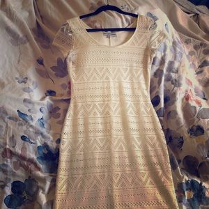 Cream Midi Dress Size Large